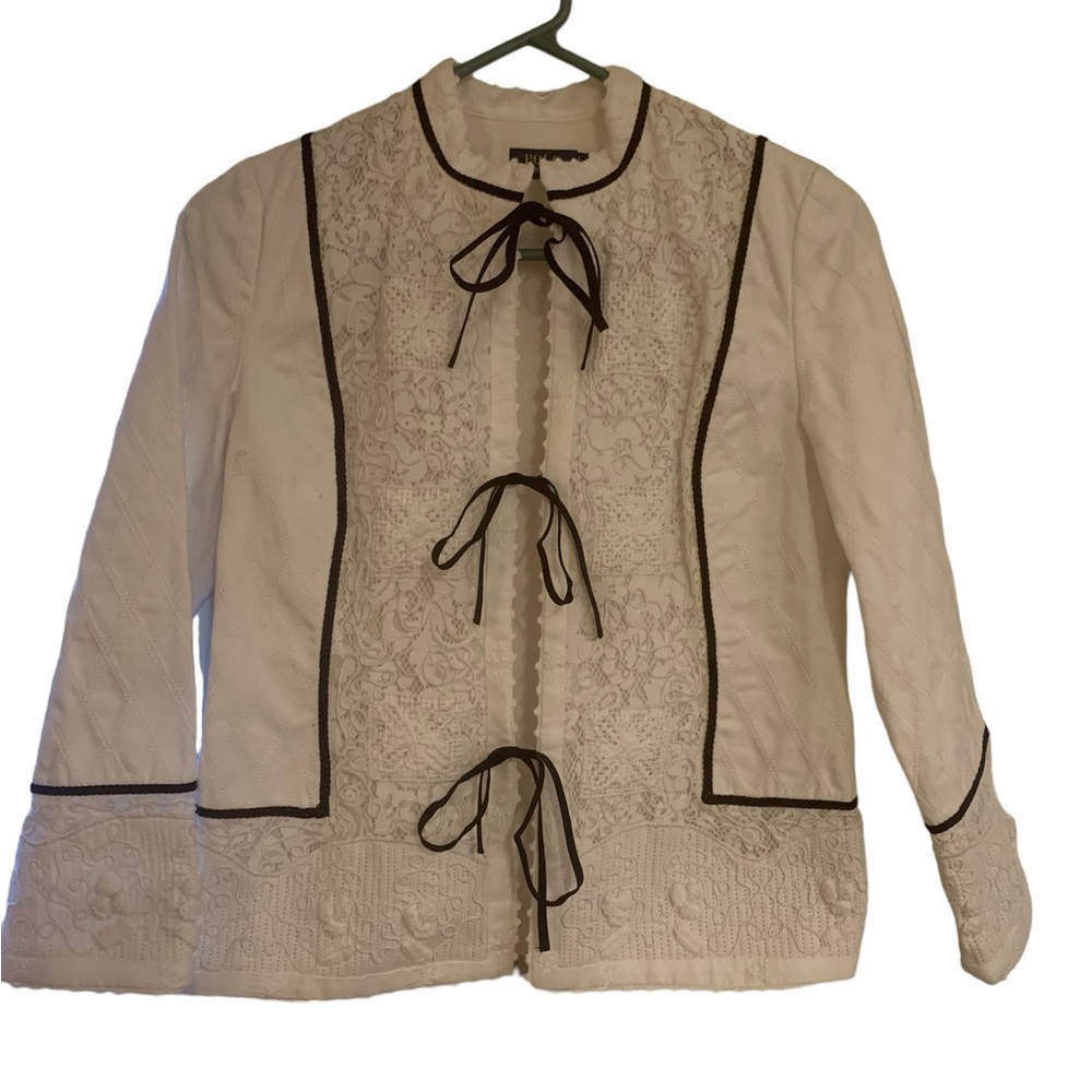 Lauren Ralph Lauren Cotton Lace Jacket